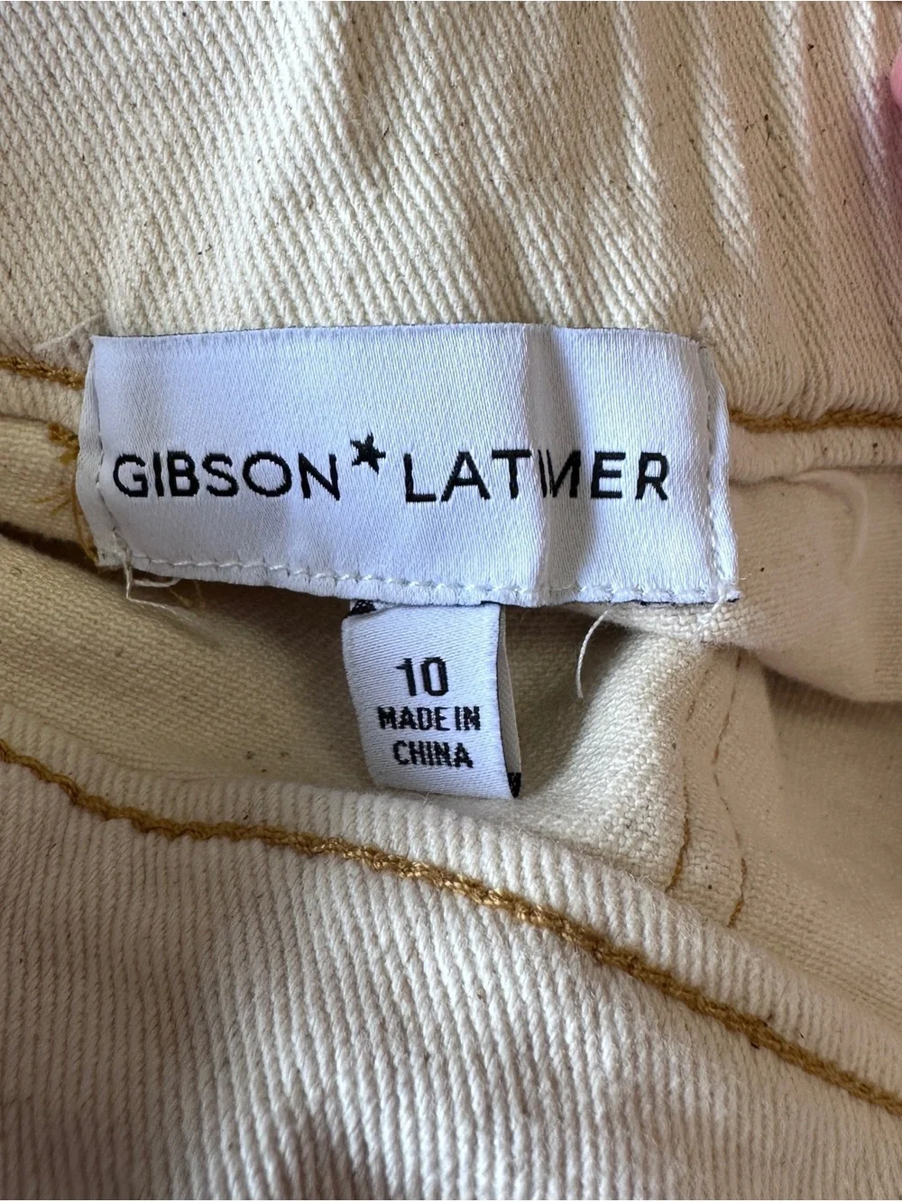 Charter Club Navy Windowpane Cardigan & Gibson Latimer Cream Denim Wrap Skirt